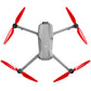 Master Airscrew Stealth Propellers for DJI Air 3 - Red, 4 pcs