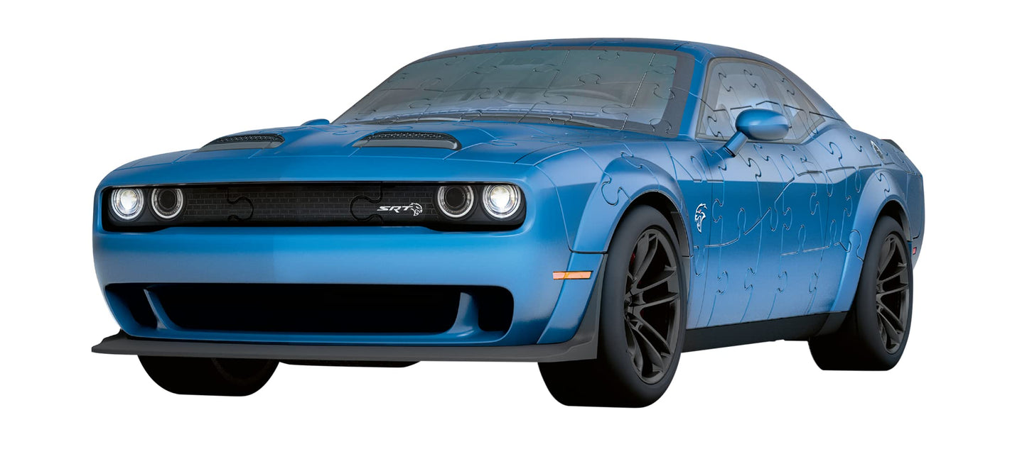 Ravensburger Dodge Challenger SRT Hellcat Redeye Widebody 108 Piece 3D Jigsaw Puzzle for Kids and mature-themed - 11283 - Easy Click Technology Means Pieces Fit Together Perfectly
