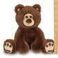 Bearington Lil' Barnaby Chocolate Brown Plush Stuffed Animal Teddy Bear, 11.5 Inches