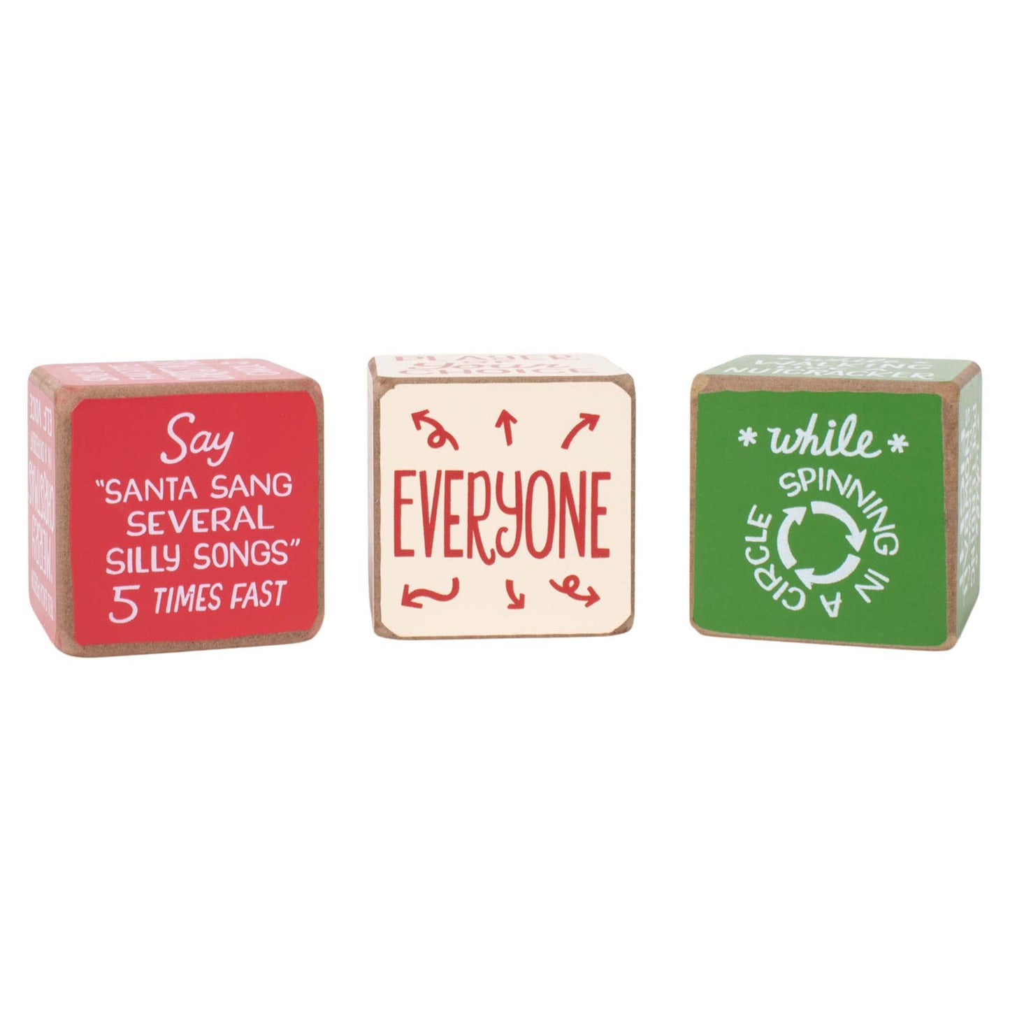 Demdaco Party Starter Dice Amazing Colorful 2 X 2 Mdf Wood Christmas Activity Game