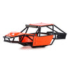 INJORA Rock Tarantula Nylon Buggy Body Shell Chassis Kit for TRX4M 1/18 RC Crawler Upgrade(Orange)