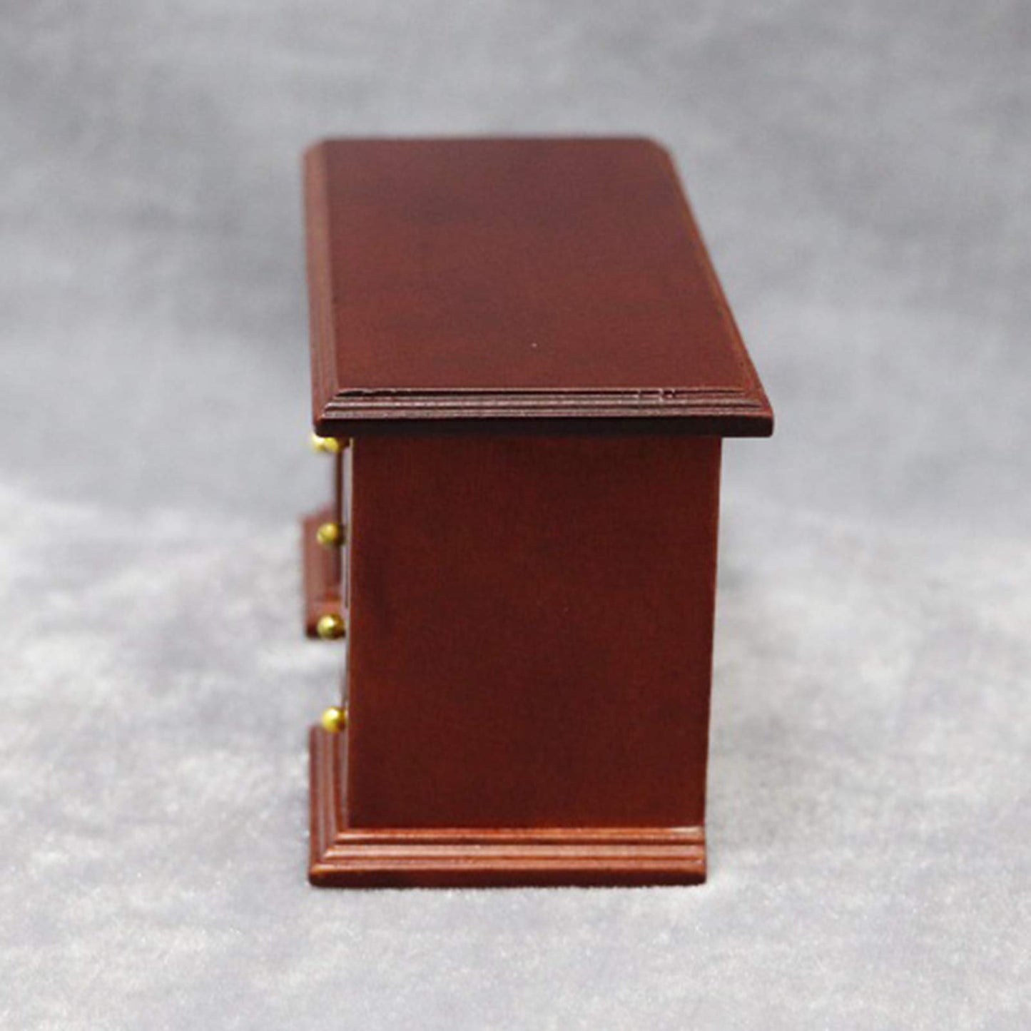 Wooden 1/12 Scale Retro Dollhouse Writing Desk Chair Set Miniature Furniture For A