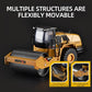Qcar 1/50 Scale Metal Road Roller Toy, Metal Construction Vehicles Model Toy, Outdoor Sandbox Car Toys, Birthday Gift Toddler Bo
