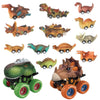 E EAKSON Dinosaur Toy Pull Back Cars, 14 Pack Dino Toys for 3 Year Old Boys and Toddlers, Boy Toys Age 3,4,5 and Up, Pull Back T
