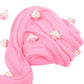 Pink Cake Butter Slime 200ML Premade Butter Slime Non Sticky Cotton Mud Stress Relief Sludge Stretchy Toys for Kids Party Favors