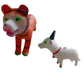 ZOKCY Combo (1 chu chu Tiger + 1 chu chu Cow) Toy for New Born Baby Kids/Chu Chu Sound Toy for New Born Baby/Toy for New Born Ba