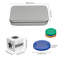 BEABOY Left Right Center Dice Game Set - 3 Colorful Dice & 40 Chips, Plastic, Model YX-ZZY-51