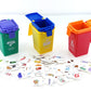 Nuanmu Trash Can Toy Kids Push Toy Vehicles Garbage Can 2 Style Of 6 Colors