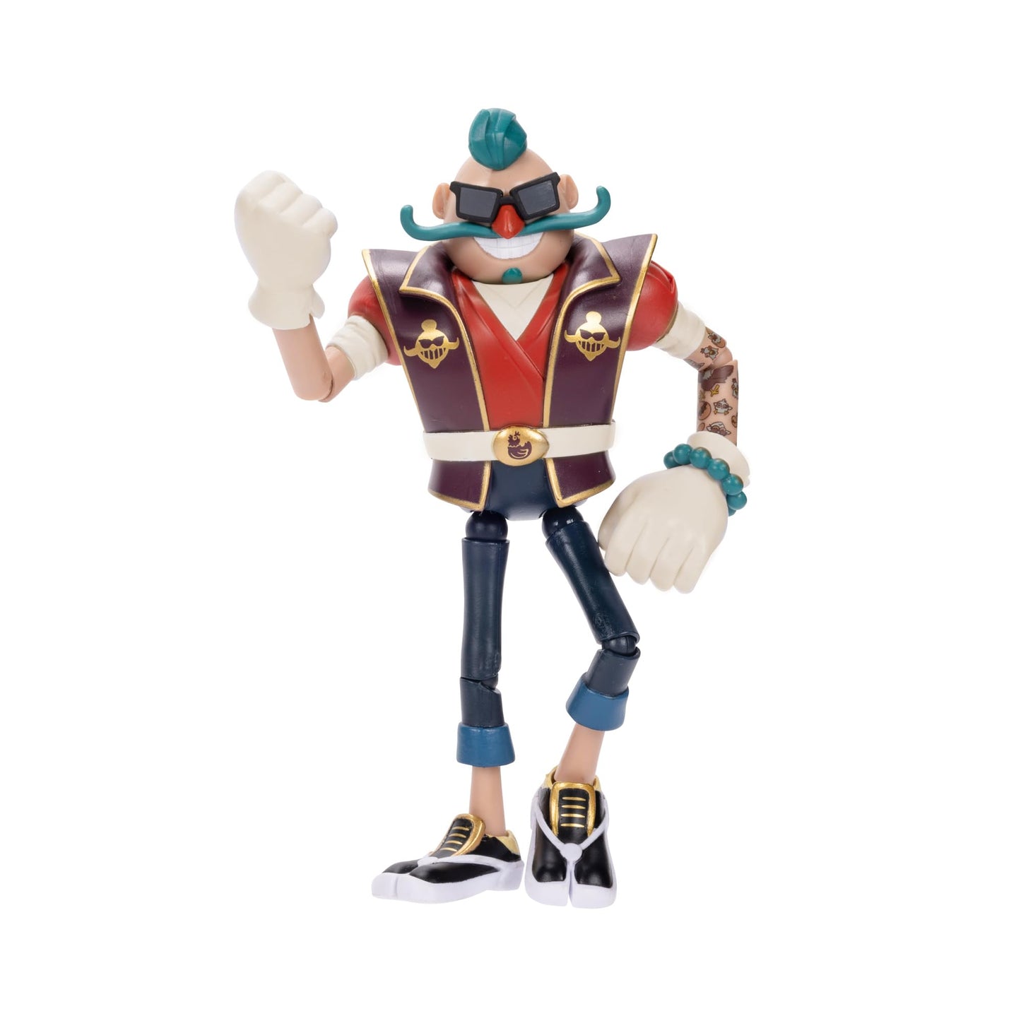 Sonic The Hedgehog 5-inch Dr. Deep Action Figure - 13 Articulations, Plastic, Ages 3+, Model 422284