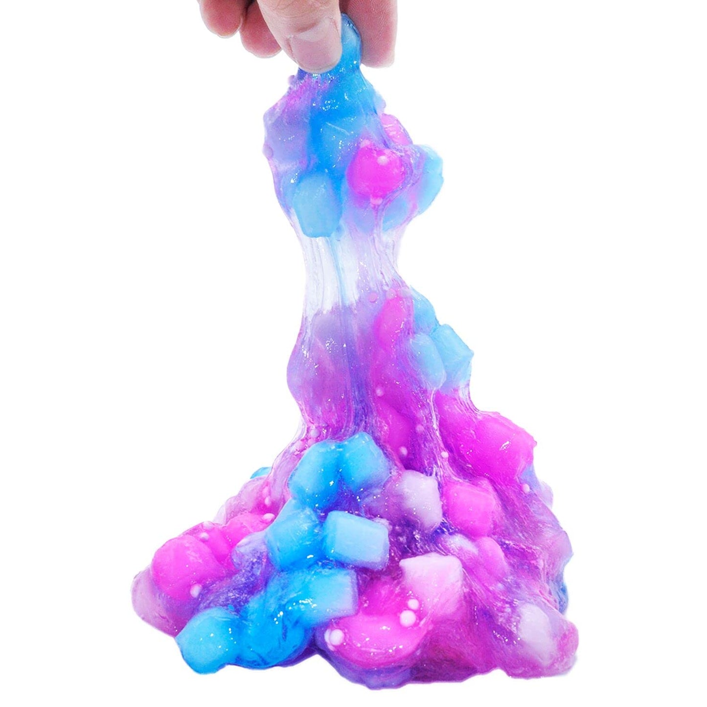 Unicorn Slime Kit For Girls 4-12,Supplies Makes Butter Slime,Candy Confetti Slime,Glimmer, Foam Jelly Cubes Slime Party Favors For Kids