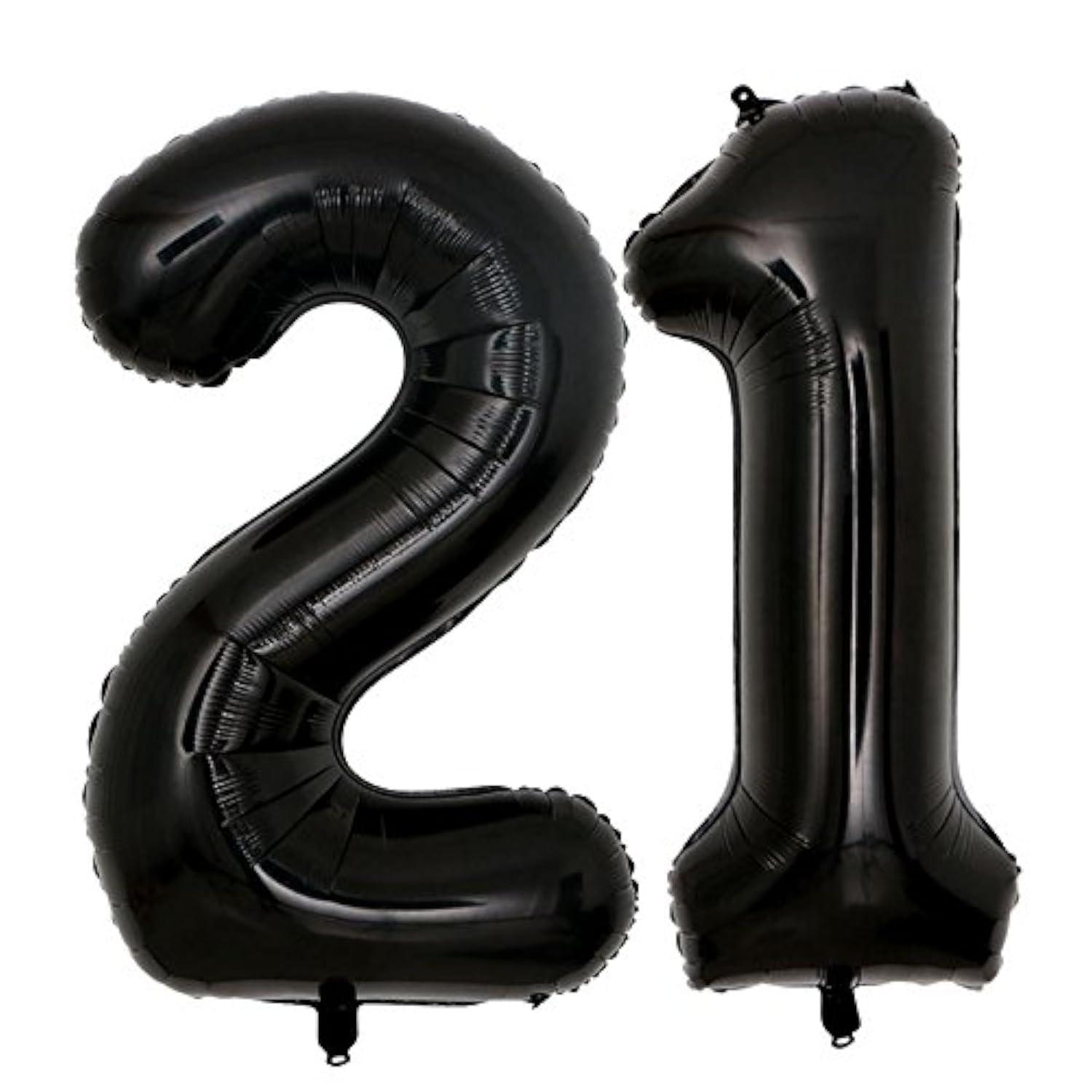 40inch Jumbo Black 21 number balloons for 21st Birthday Decorations helium balloons party supplies use them as Props for Photos 