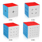 D-Fantix Speed Cube Set, Meilong Mf2S 2X2 Mf3S 3X3 Mf4S 4X4 Mf5S 5X5 Stickerless Speed Cubes Bundle With Gift Box
