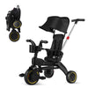 5-in-1 Compact, Foldable Tricycle - Suitable for Toddlers 10 to 36 Months Push Tricycle Bike for Toddlers with Removable Handle