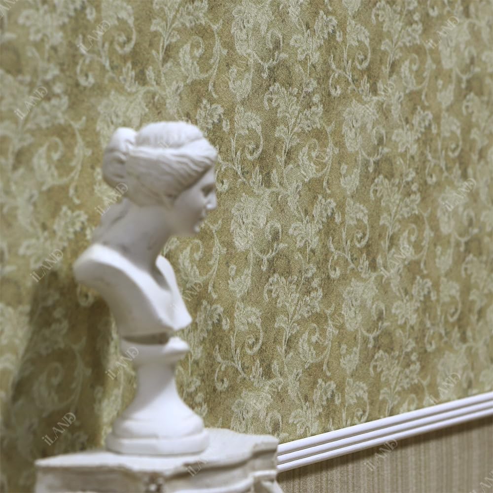 Iland Originality Dollhouse Wallpaper 39 * 15.7 Inch, Dollhouse Accessories On 1:12 Scale Or 1:6 Scale (Flourish)