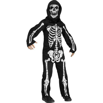 Morris Costumes FW117032WMD Skeleton Phantom with Child Costume  Medium 8-1