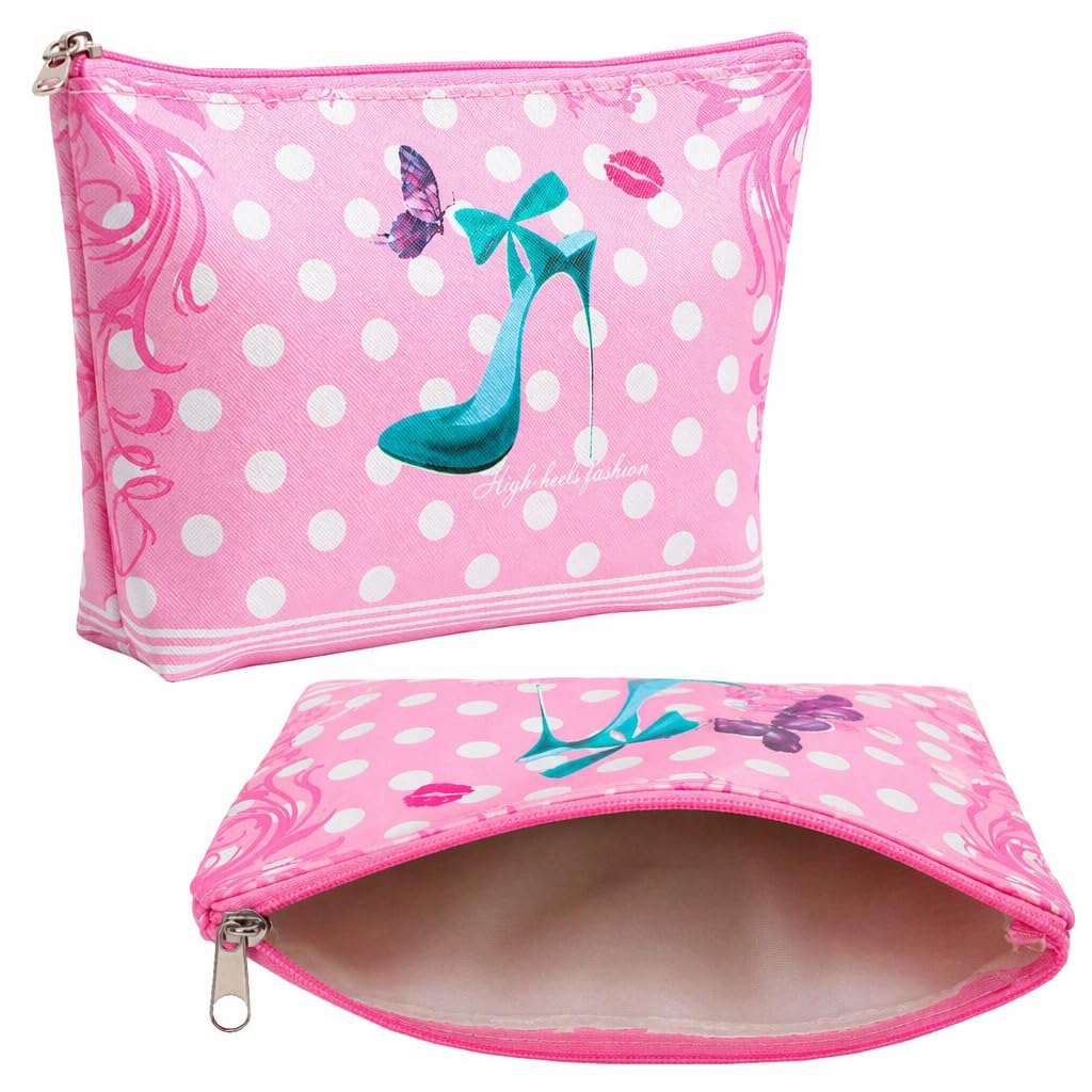 FunBlast Canvas Pen & Pencil and Stationary Pouch Multipurpose Pouch (Pink)