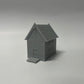 Paintable Tabletop Miniature Little Town Building Terrains Compatible With D&D Rpg War Gaming - 18Mm Scale Scenery With Medieval