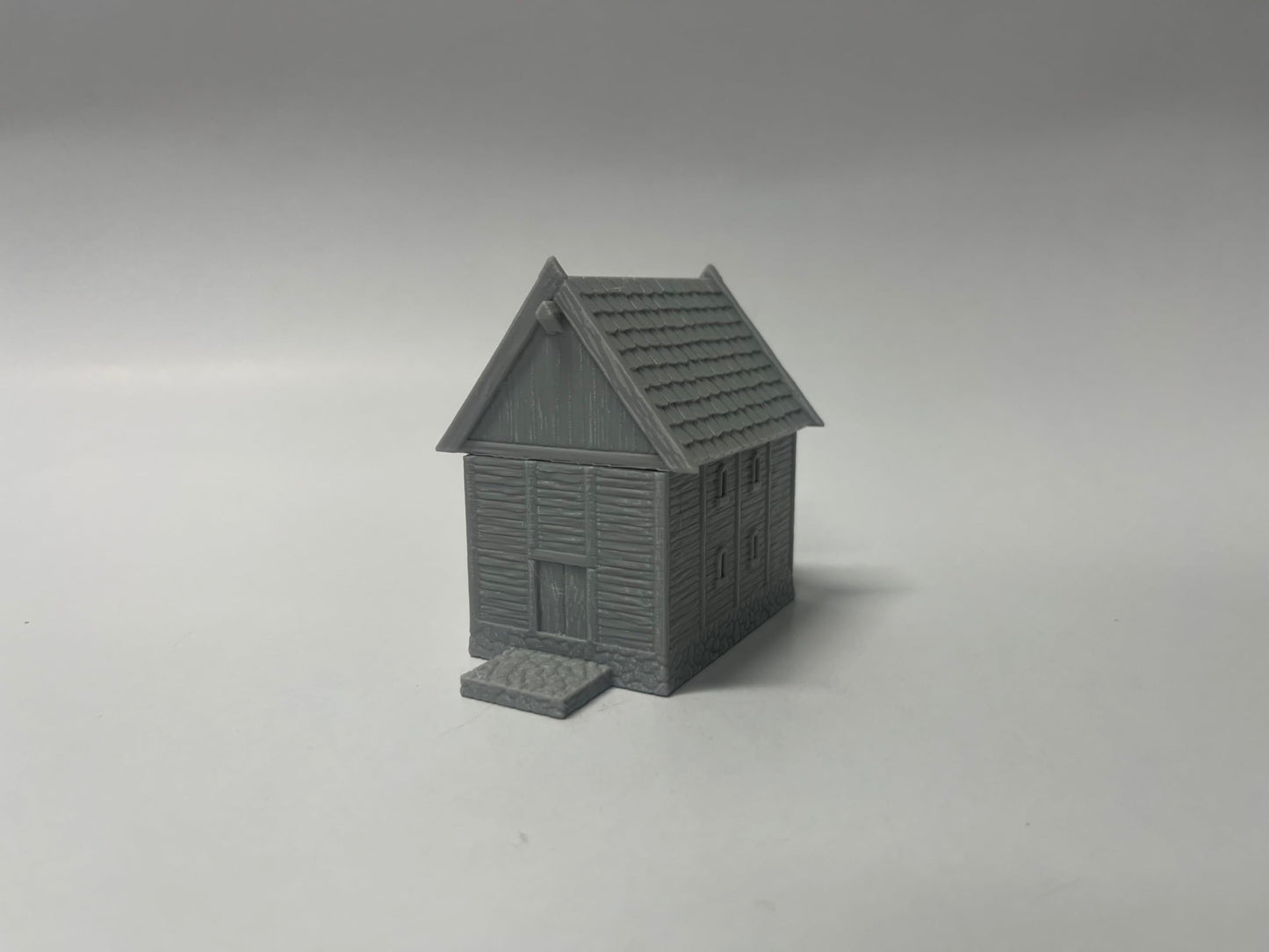 Paintable Tabletop Miniature Little Town Building Terrains Compatible With D&D Rpg War Gaming - 18Mm Scale Scenery With Medieval