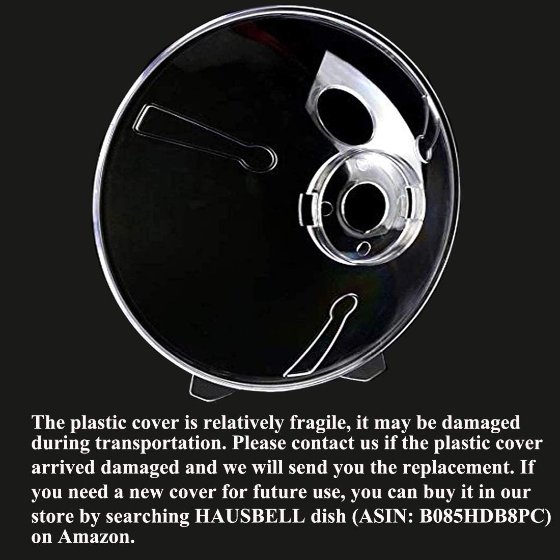 HAUSBELL Parabolic Listening Device for Kids - 8x Monocular, Black, Ad ...