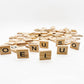 Xysmzm 400 Pcs Scrabble Letters, Wood Scrabble Tiles For Crafts