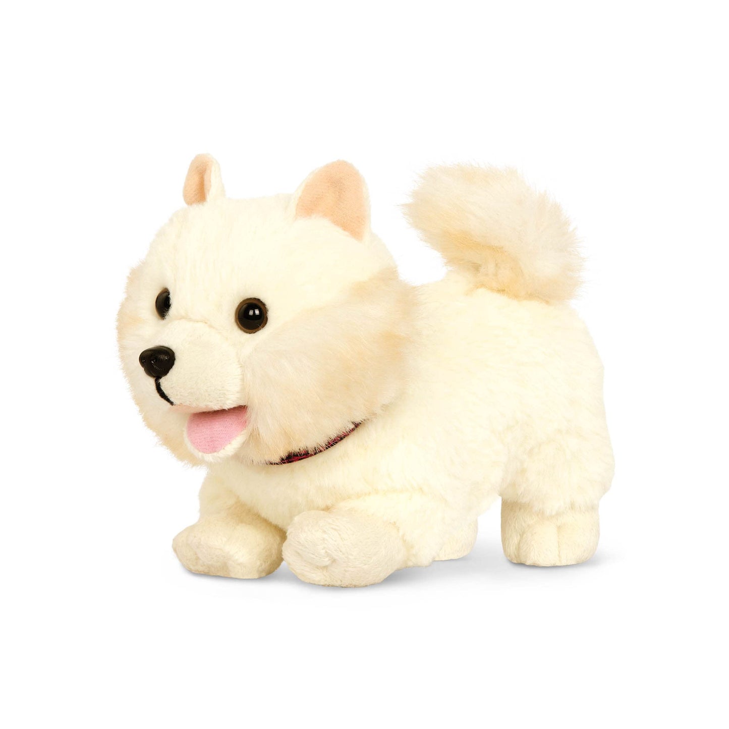 Our Generation Pomeranian Pup – Poseable Loyal Puppy With Collar And Detachable Leash For 18-Inch Dolls – 6-Inch Toy Pet