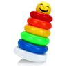 RatnaS Junior Smiley Ring Stacking & Sorting Multicoloured 5 Rings For Infants & Toddlers To Learn Colour & Size