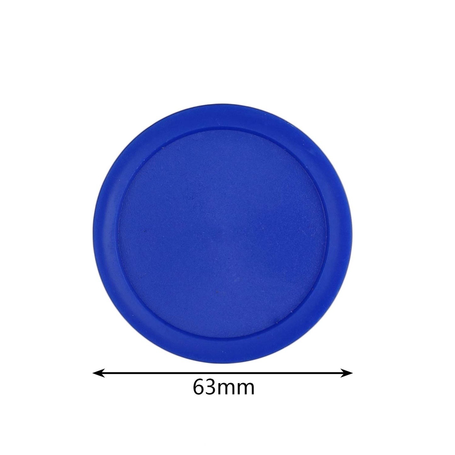 Kasteco 12 Pack 2.5 Inch Air Hockey Pucks For Small Size Table (Red Blue Green Black, 64X4 Mm)