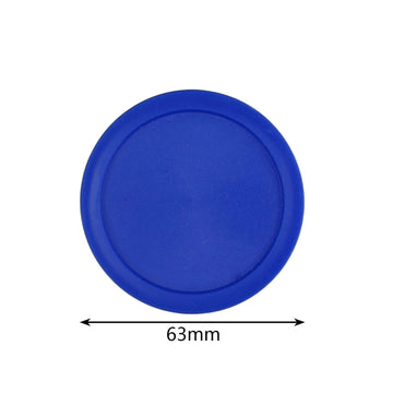 Kasteco 12 Pack 2.5 Inch Air Hockey Pucks For Small Size Table (Red Blue Green Black, 64X4 Mm)
