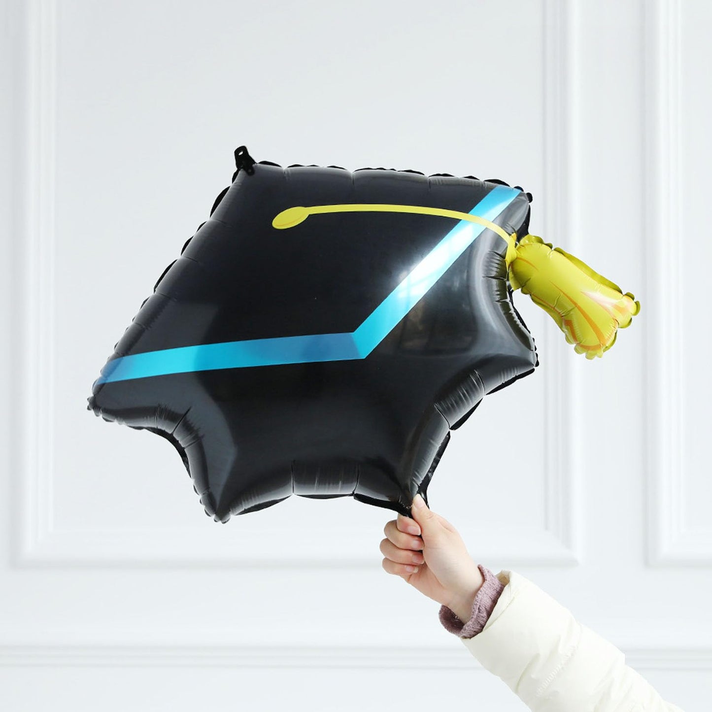 Soochat Graduation Cap Balloon, Graduation Foil Balloons | Grad Hat Balloons For Graduation Party Decorations 3Pcs