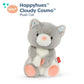 B. Toys- B. Softies- 12' Plush Cat- Stuffed Animal – Super Soft Kitten – Gray & White – 12” – Washable – Baby, Toddler, Kids – Happyhues – Cloudy Cosmo – 0 Months +