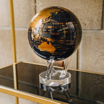 Mova Black And Gold Globe 6''