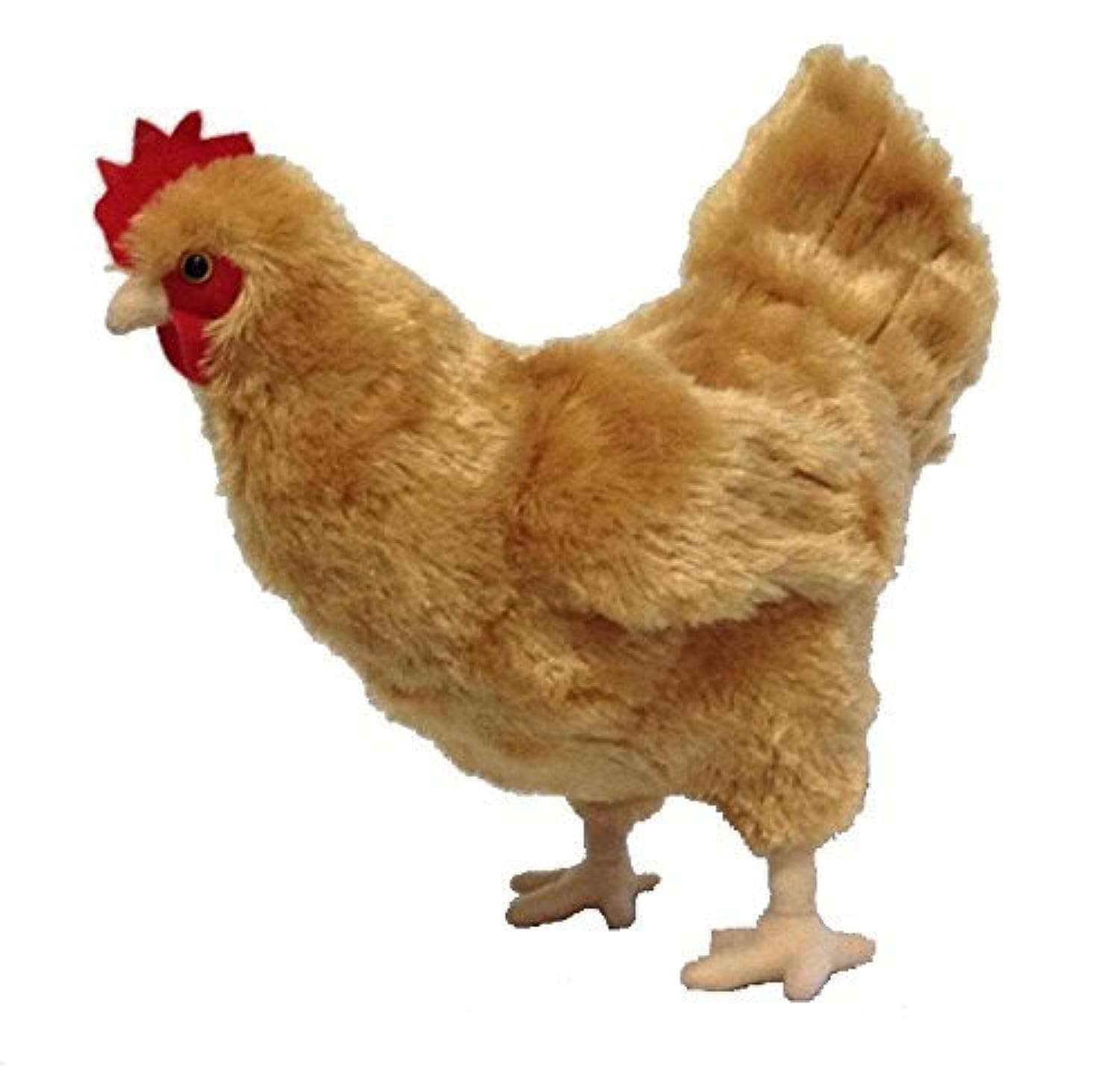 Adore 12'' Standing Buffy The Hen Chicken Plush Stuffed Animal Toy