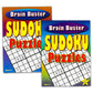 Sudoku Crossword Puzzle Books for Adults Seniors Super Set ~ Bundle of 6 Jumbo Crossword and Sudoku Puzzle Books Plus Pens and B