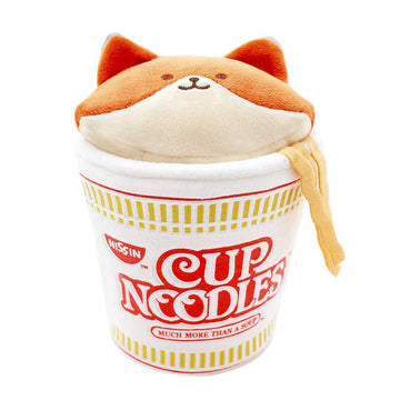 Anirollz Stuffed Animal Plush Toy - Official Nissin Cup Noodle Roll Blanket Outfitz Doll |Soft, Squishy, Warm, Cute, Comfort, Safe| Pillow With Fox - Birthday Decorations Gift 6' Foxiroll