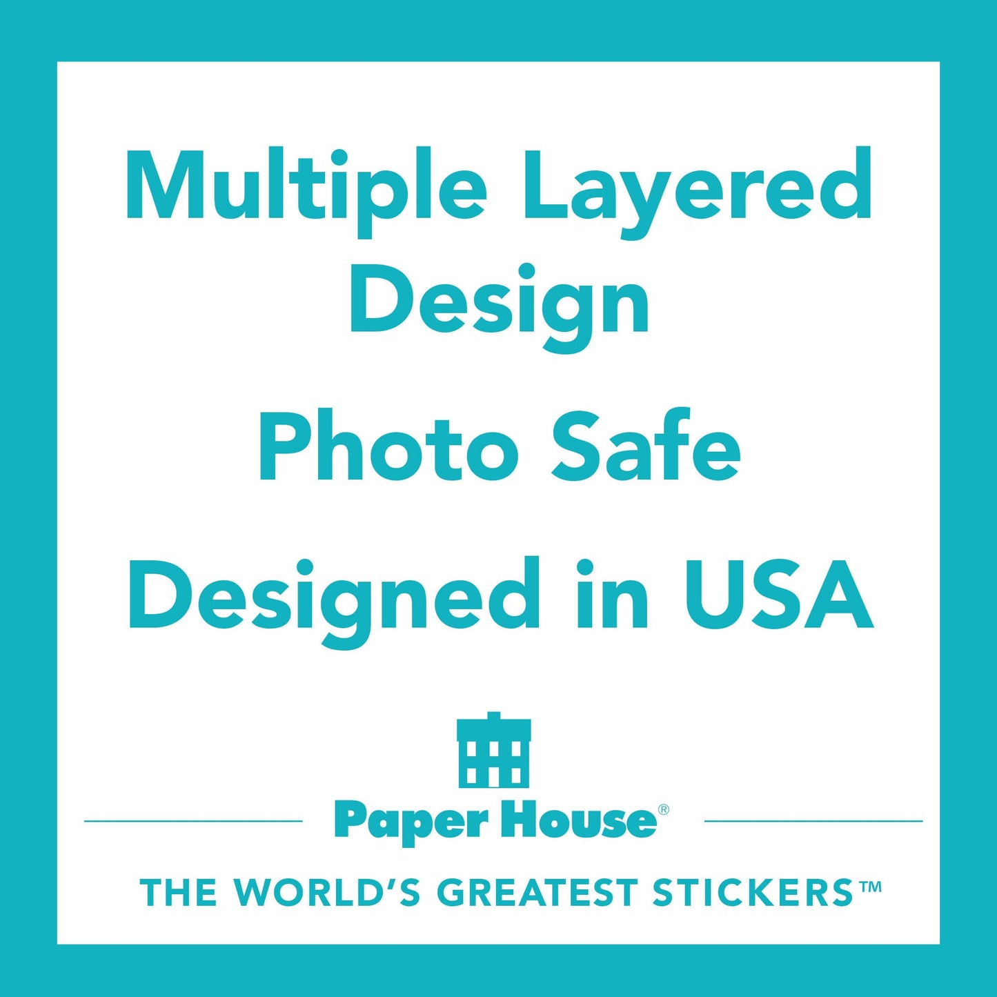 Paper House Productions Love S.T.E.M. Dimensional Accent Sticker Sheet