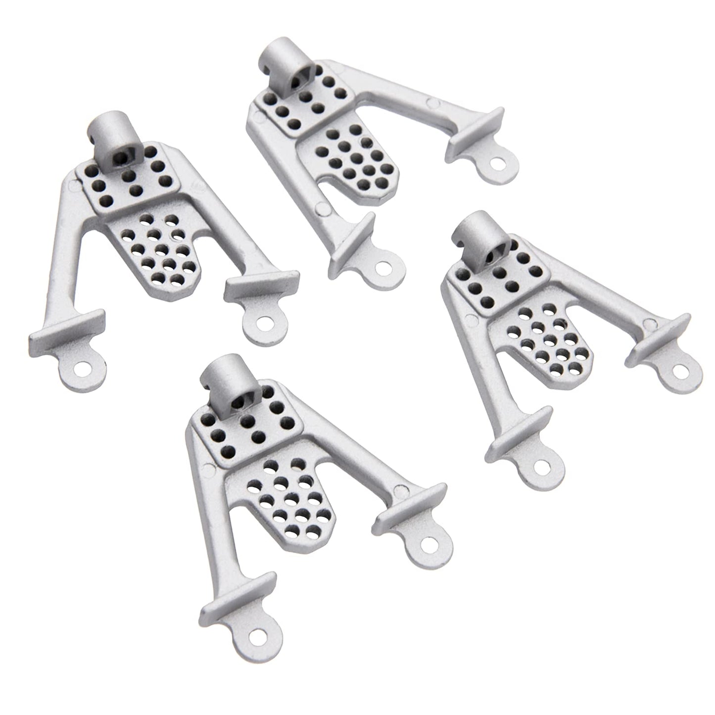 Sharegoo Aluminum Alloy Front Rear Shock Tower Bracket Mount Damper Hoops Compatible With Axial Scx10 1/10 Scale Rc Crawlers Car