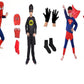 Tasmai Marketing Superhero Dress With Socks, Mask And Gloves For Kids 2 To 10 Years (68 Years, SpiderboySuperBatboy Triset)