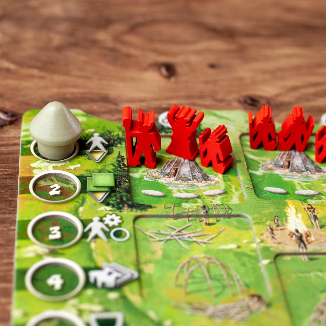 Doggerland | Heavy Strategy Board Game for 14+ | Prehistoric Worker-Placement Game | 1 to 4 Players | 90 Minutes