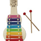 Kids Wooden Musical Toys Set, Educational Musical Instruments, Music Boxes And Keyboards (Small)