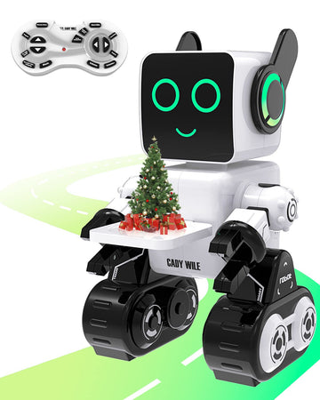 okk Robot Toys for Kids, Programmable Remote Control Robot, Interactive Toys with Coin Piggy Bank, Smart Educational Robot with 
