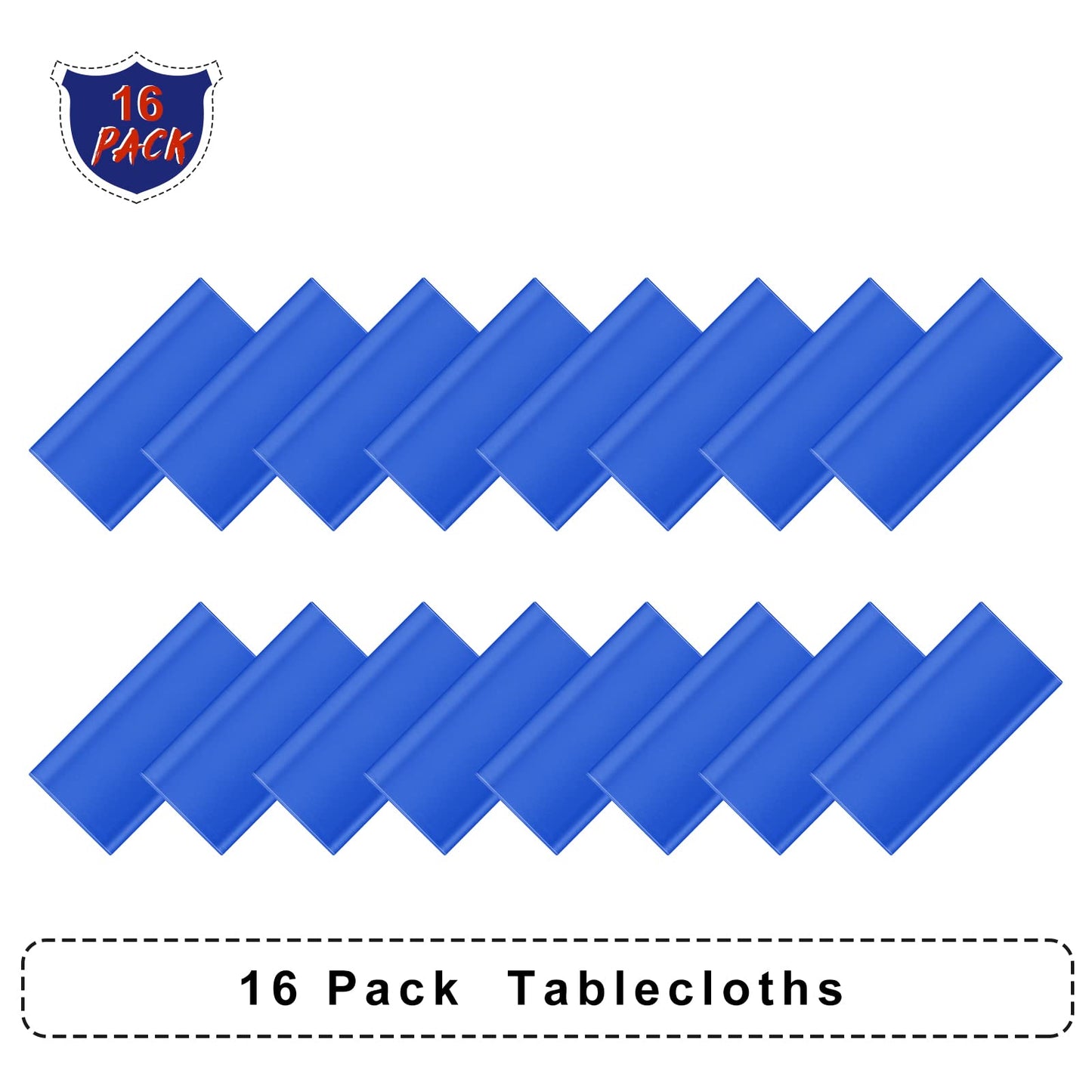 Moukeren 16 Pack Plastic Tablecloths Bulk 54 X 108 Inch Disposable Rectangle Table Covers Waterproof Party Table Cloths For Indo