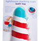 Ubbi Lighthouse Stacking Cups Bath Toys, Includes 6 Cups, Toddler Bathtub Toys, Dishwasher Safe Toddler Toys