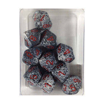 Chessex Manufacturing 25120 Granite Speckled - Ten Sided Die D10