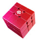 Cuberspeed gan Mirror Cube red UV Coated Speed Cube Fuchsia Red Gan Mirror Blocks Magnetic Cube Puzzle