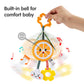 Tumama Baby Toys For 3 6 9 12 Months,Hanging Fruit Rattles Avocado,Banana,Orange And Strawberry,Stroller Mobile Toys,Plush Soft Rattles For Boys,Girls Christmas Gifts,4 Pack