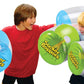 Socker Boppers Inflatable Boxing Pillows - One Pair Boppers – Clear, Box And Bop, Durable Vinyl, Active Outlet That Aids In Agility, Balance And Coordination, Safe Fun Indoor Or Out, Great Gift