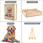 Wooden Jigsaw Puzzle, Loyal Golden Retriever Wooden Puzzle For Adults, Unique Shape Dog Wooden Jigsaw Puzzle, Family Puzzle, Int