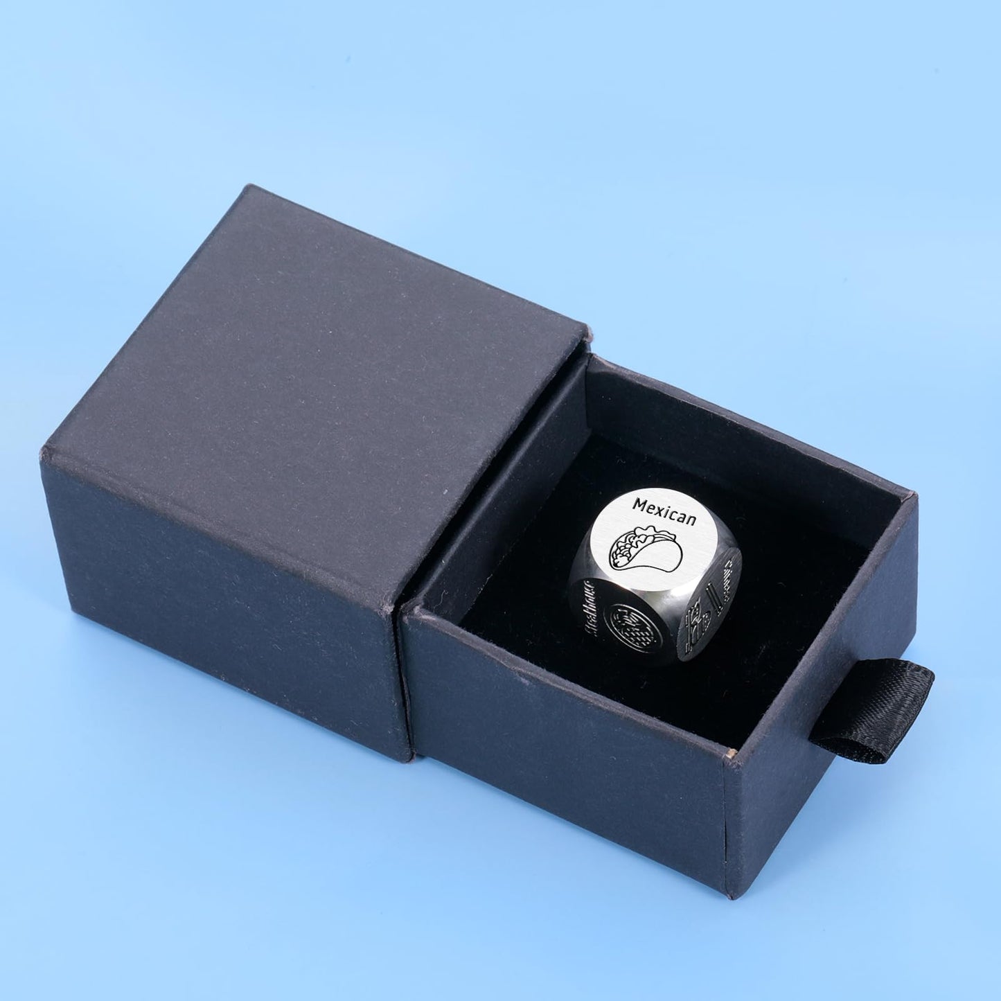 Valentines Dice Date Night Gifts for Couples Anniversary Ideas for Women Men Funny Adults Food Decision Dice, Iron Gifts for 6 Y