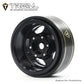 Treal 1.0 Beadlock SCX24 Wheels (4P) Classic 5-Star 1 Micro Bead lock Wheel for Axial 1/24 SCX24 Dodge Deadbolt C10 Gladiator Cr