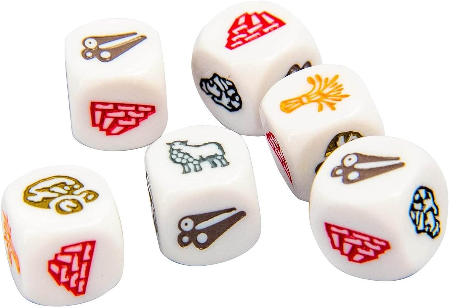 CATAN Dice Game - Portable Fun for On-the-Go Adventures! Strategy Game, Family Game for Kids and Adults, Ages 7+, 1-4 Players, 1